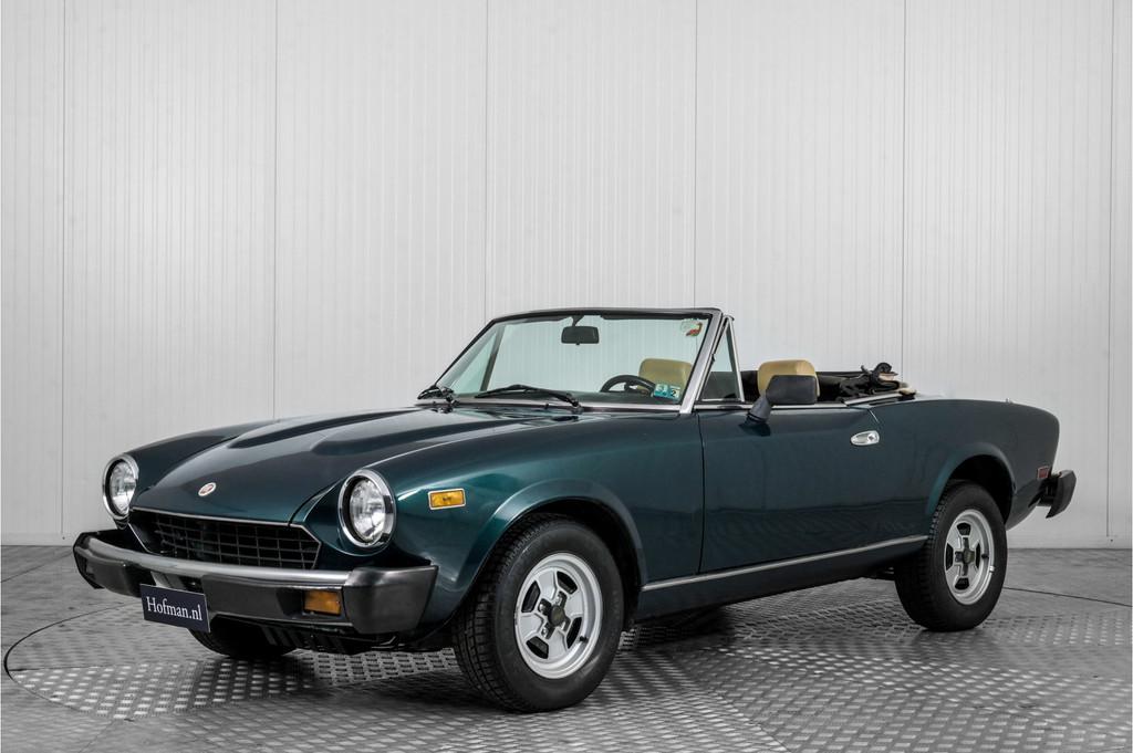 Fiat 124 Spider 2000 . (bj 1980), Auto's, Fiat, Gebruikt, 4 cilinders, Cabriolet, Leder