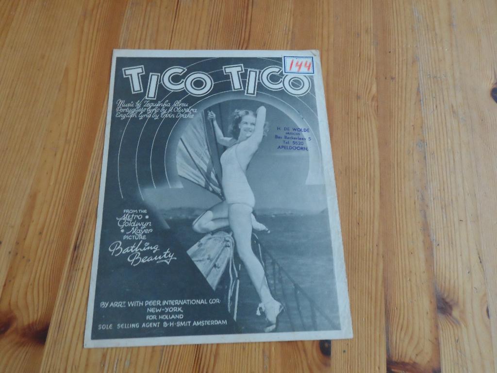 Tico tico - tikke tak - z. Abreu, Gebruikt, Gitaar, Ophalen of Verzenden, Artiest of Componist