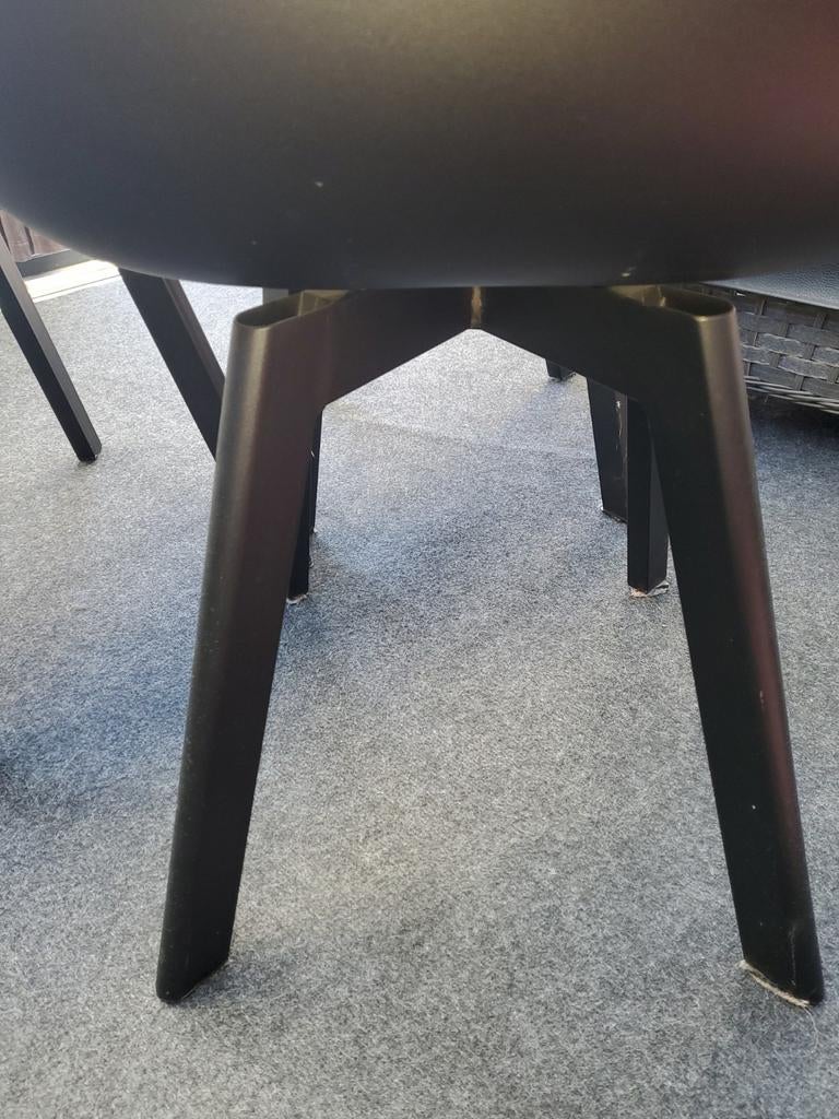 Eetkamerstoelen, Huis en Inrichting, Stoelen, Zwart, Ophalen of Verzenden, Zo goed als nieuw, Vier