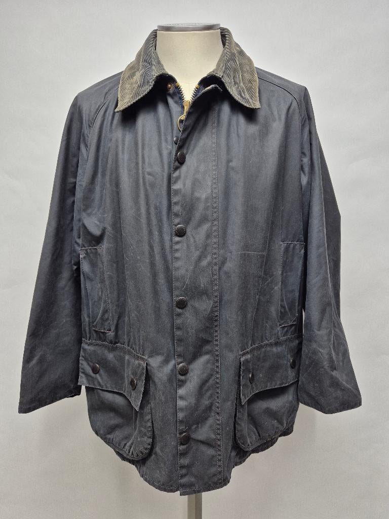 Barbour Beaufort wax jas, maat C44-112cm. XL Top!, Maat 52/54 (L), Barbour, Blauw, Ophalen of Verzenden