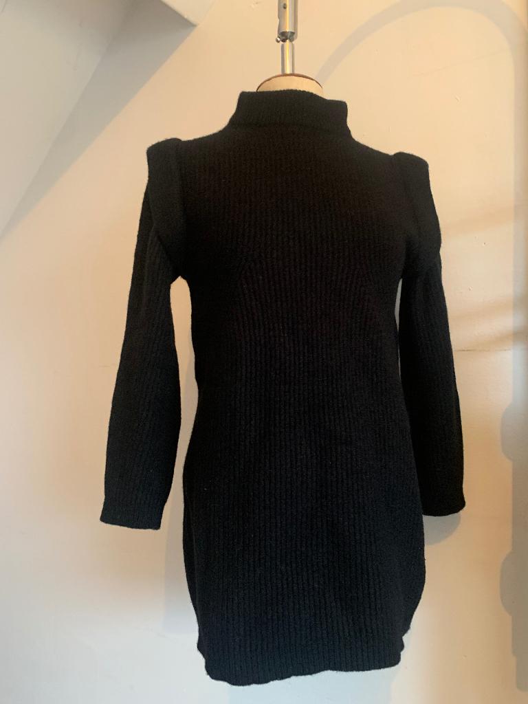 Drykorn jurk tuniek lange trui zwart S: 36/S, Drykorn, Verzenden, Zwart, Zo goed als nieuw