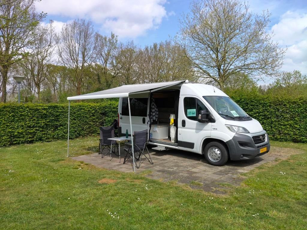 Te Koop Fiat Ducato camper L2H2 3.0 CNG, Chemisch toilet, Buscamper of Camperbus, Koelkast, Tot en met 2