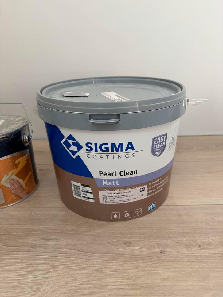 Sigma en flexa Muurverf Afwasbaar 3075 Monaco Zachtwit, Doe-het-zelf en Verbouw, Verf, Beits en Lak, Nieuw, Verf, 5 tot 10 liter