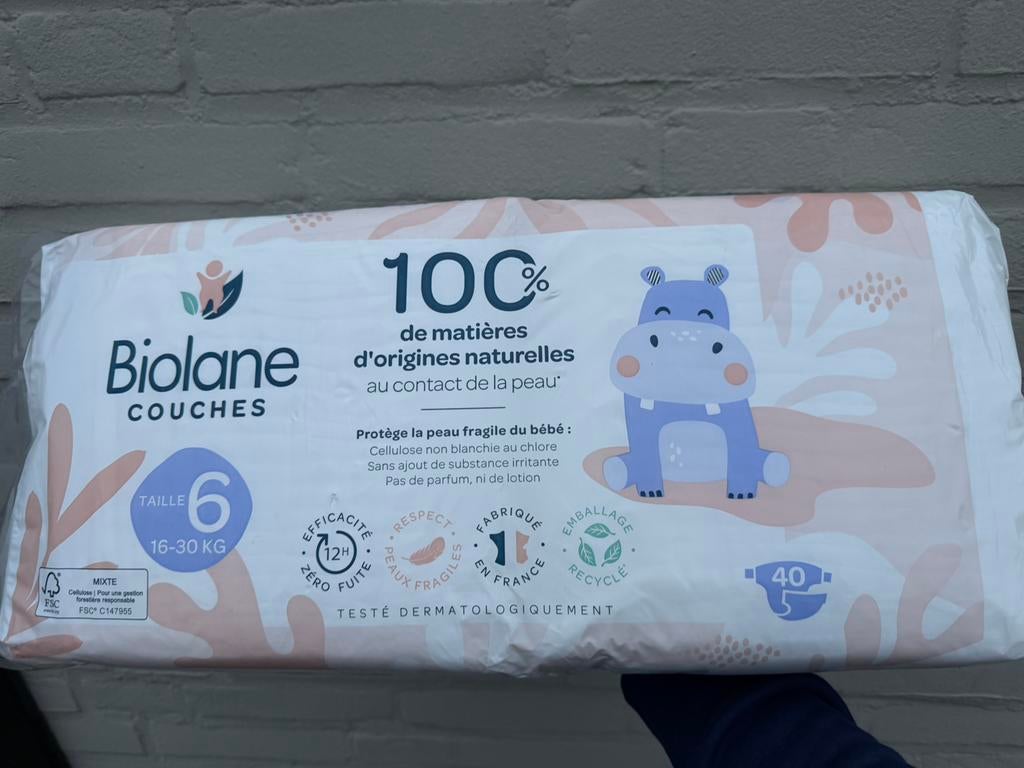 Partij - Biolane Luiers –Maat 6- Premium kwaliteit 90 zakken, Ophalen of Verzenden, Nieuw, Overige typen