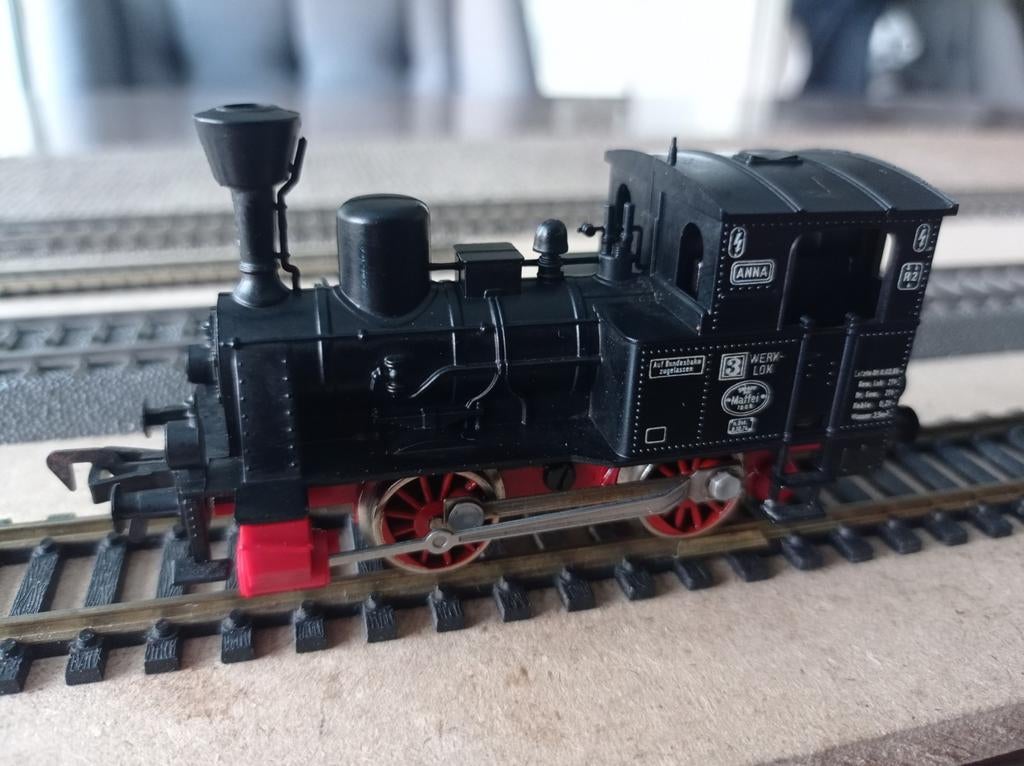 Fleischmann DB Anna stoomlocomotief, 4000, Gebruikt, Fleischmann, Ophalen of Verzenden, Analoog