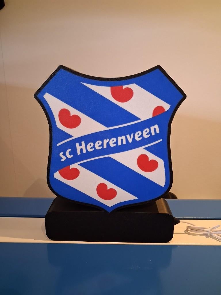 Lichtbak SC Heerenveen, Verzamelen, Merken en Reclamevoorwerpen, Ophalen of Verzenden, Nieuw, Lichtbak of (neon) lamp