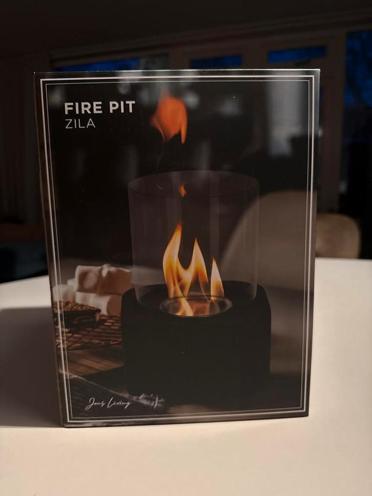 Zila Fire Pit - Sfeervolle Bio-ethanol Haard voor Binnen & B, Tuin en Terras, Vuurschalen, Nieuw, Ophalen of Verzenden