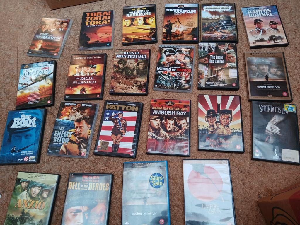Oorlog dvd.s nieuwstaat 22 stuks, Ophalen of Verzenden, Zo goed als nieuw