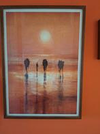 x lijst Afrika (zgan), Ophalen, Minder dan 50 cm, Zo goed als nieuw, Schilderij