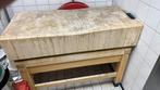 Slagerij winkel hakblok 1.20 breed, Ophalen of Verzenden, Gebruikt