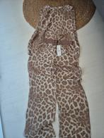 Yaya Leopard Top en Broek Set, Bruin, Ophalen of Verzenden, Zo goed als nieuw, Korte mouw