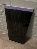 Zwart marmeren restant 53x25cm - Ideaal voor vensterbank, 40 tot 60 cm, Overige typen, Ophalen of Verzenden, Zo goed als nieuw