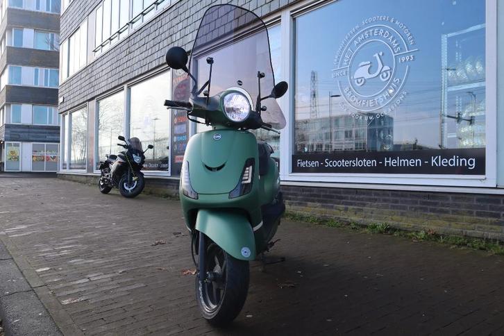 Sym Fiddle 50 II 45km groen 2021 FGL70P 828km, Fietsen en Brommers, Scooters | SYM, Gebruikt, Fiddle, Maximaal 45 km/u, Benzine