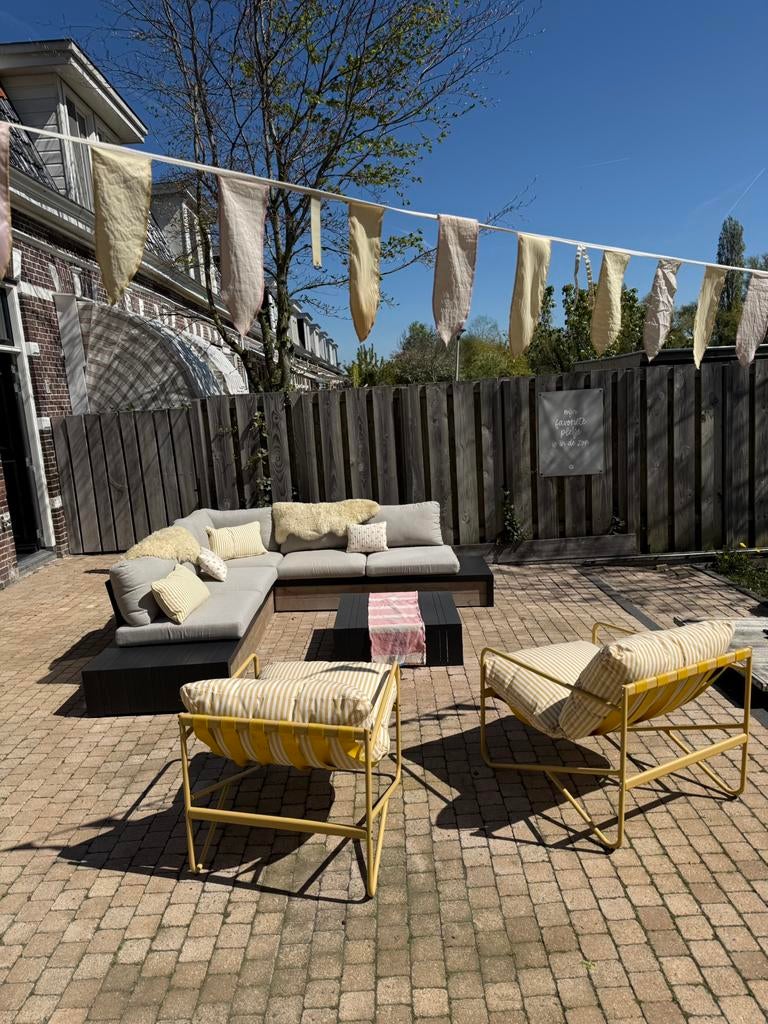 Mooie loungeset, Ophalen of Verzenden, Zo goed als nieuw