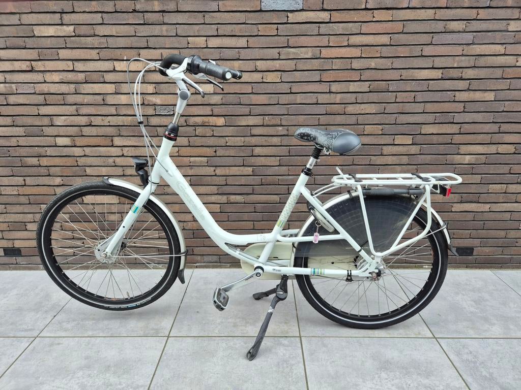 Gazelle mama fiets, in goede staat, Ophalen, 2 zitjes, Gebruikt, Versnellingen