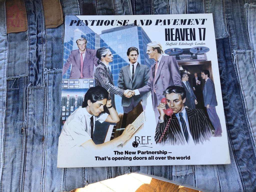 Heaven 17 - Penthouse and Pavement LP (1981), Gebruikt, Originele persing, 1980 - 1989, Ophalen of Verzenden