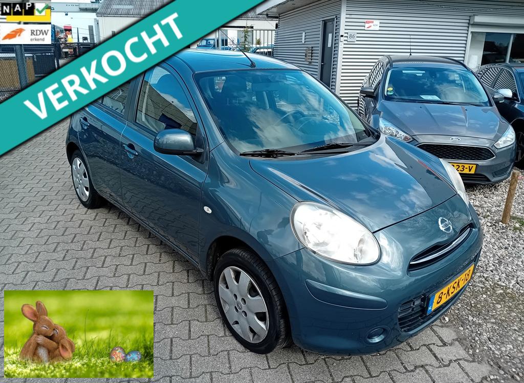 Nissan Micra 1.2 72KW 5DR BJ2013 NIEUWE APK! SLECHTS 113DKM!, Voorwielaandrijving, Euro 5, Stof, 40 €/maand