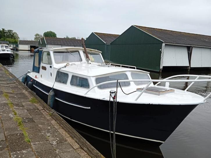 Zeer mooi model motorboot, Watersport en Boten, Motorboten en Motorjachten, Gebruikt, Staal, Diesel, Ophalen of Verzenden