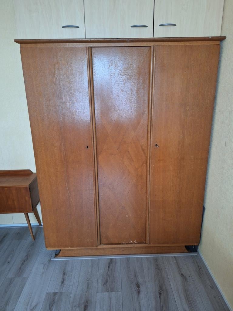 Zigterman oude linnenkast, Huis en Inrichting, Kasten | Kledingkasten, Ophalen, Gebruikt, 50 tot 75 cm, 200 cm of meer