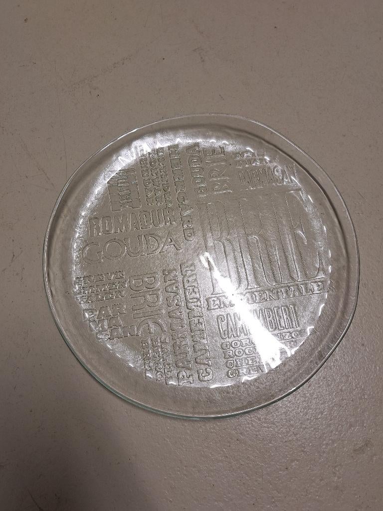 kaas plateau , serveerschaal, kaasbord, Ophalen of Verzenden, Overige stijlen, Glas, Schaal of Schalen