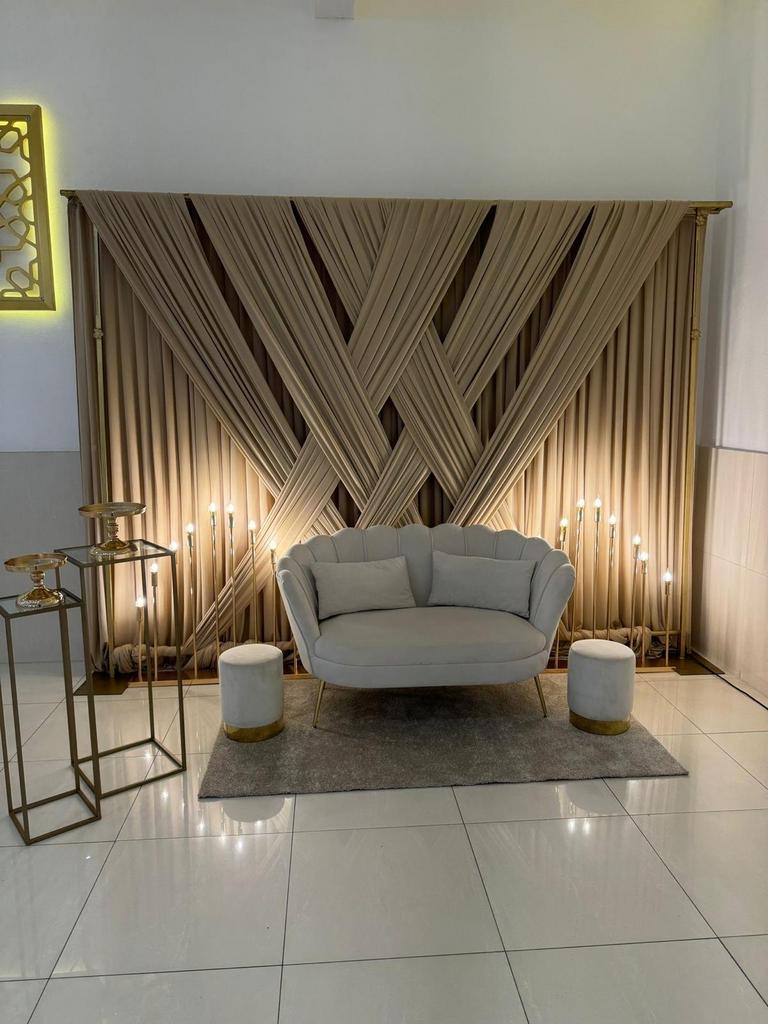 Backdrop te huur vlechtdoek, Ophalen of Verzenden, Zo goed als nieuw, Geboorte of Huwelijk