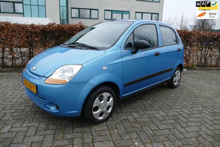 Chevrolet Matiz 0.8 Style 5 drs Airco Apk 30-1-2027 Stuurbek, Auto's, Chevrolet, Bedrijf, Te koop, Matiz, ABS, Airbags, Airconditioning