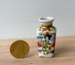 Miniatuur Japans Satsuma Vaasje Geisha 5 cm, Ophalen of Verzenden