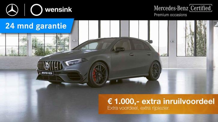 Mercedes-Benz A-klasse AMG 45 S 4MATIC+ | Headup display | N, Auto's, Mercedes-Benz, Bedrijf, Te koop, A-Klasse, 360° camera, 4x4