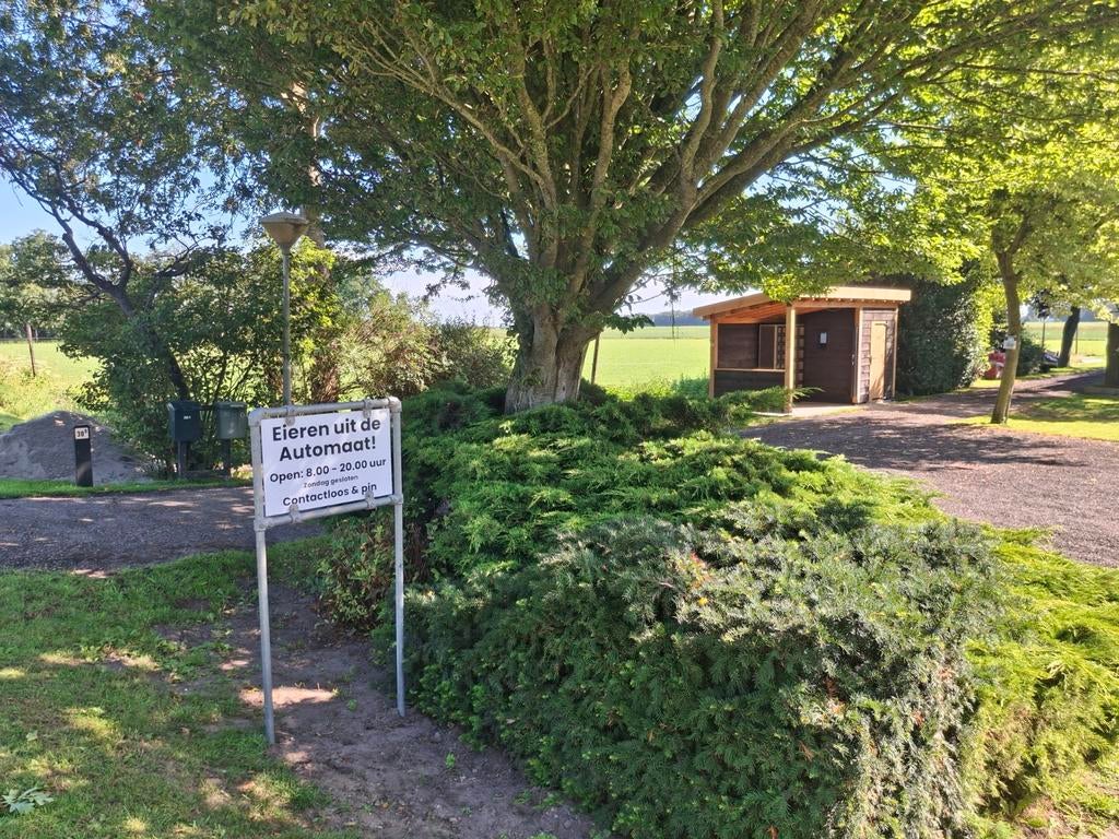 Eierautomaat met eieren, aardappels, uien en sap, Diversen, Ophalen