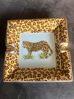 Vintage Keramieken Asbak Luipaard Jaren 60/70., Ophalen of Verzenden, Zo goed als nieuw, Asbak