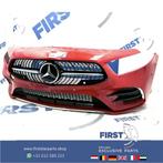 W177 AMG LINE BUMPER A KLASSE 2021 COMPLEET MET DIAMOND GRIL, Gebruikt, -, Voor, Ophalen of Verzenden