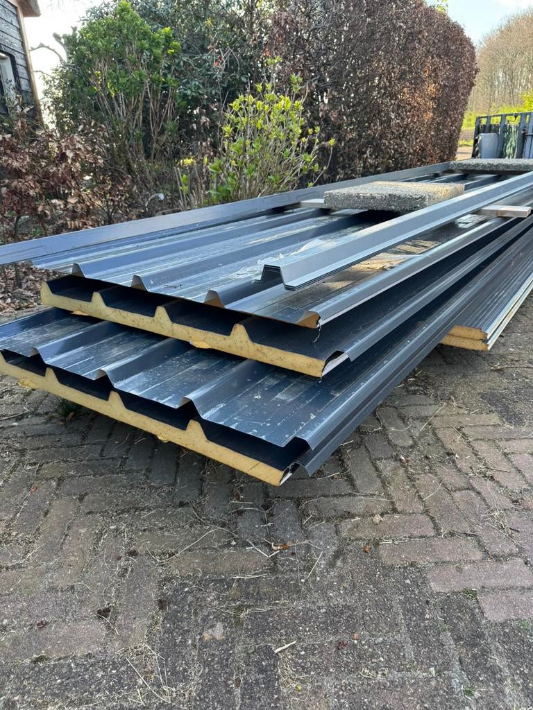Bieden sandwich dakplaten, Doe-het-zelf en Verbouw, Platen en Panelen, Ophalen, Nieuw