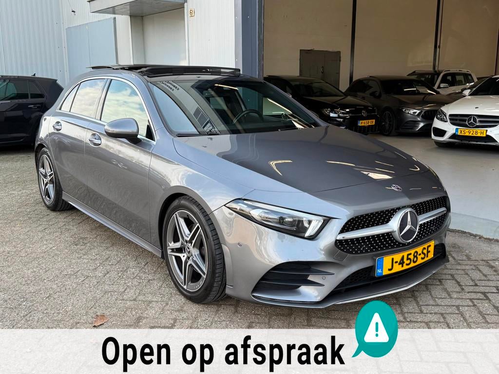 Mercedes-Benz A-klasse 200 AMG Panoramadak|Widescreen|Sfeerv, 4 cilinders, 163 pk, 19 km/l, 1600 kg