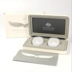 Puur zilveren Australische luchtvaart munten, Ophalen of Verzenden, Setje, Zilver
