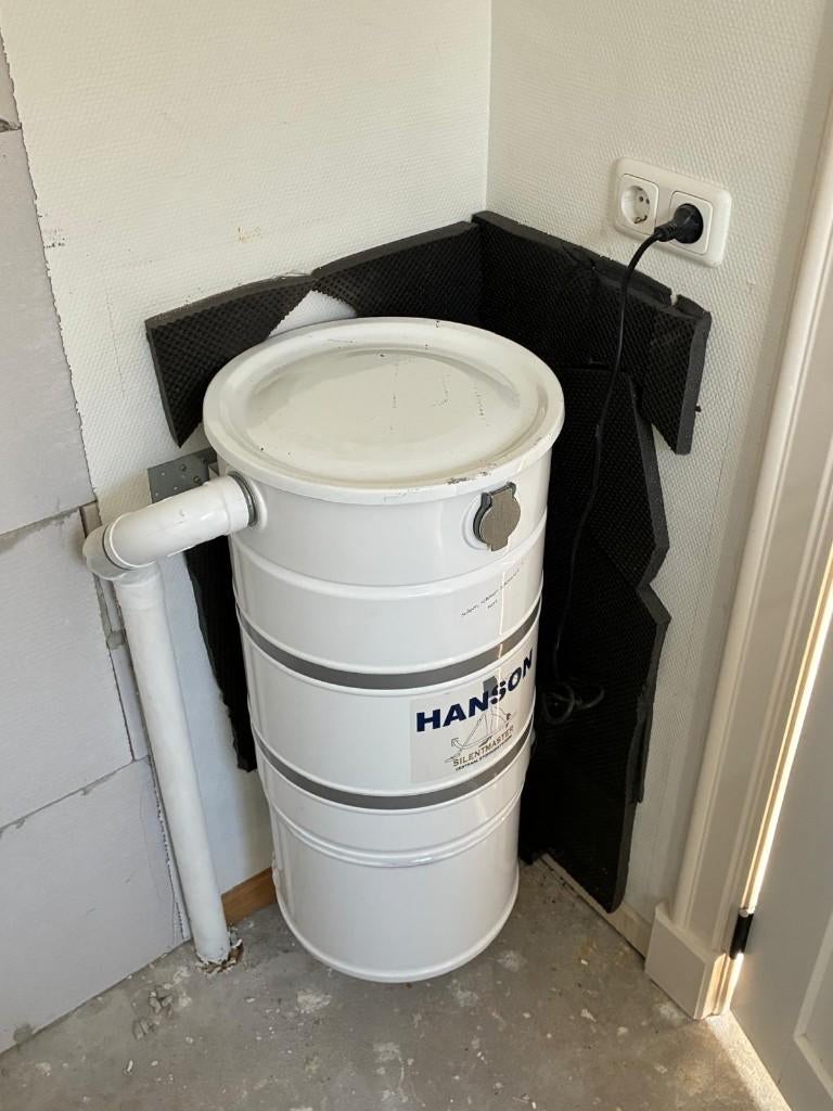 Centraal stofzuigersysteem Hanson, Stofzuiger, Zo goed als nieuw, 1200 tot 1600 watt, Ophalen