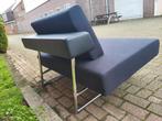 Cloak Sun | Loveseat | Zwart wol, Modern design Hans Daalder, Eenpersoons, 75 tot 100 cm, Ophalen of Verzenden