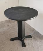 Houten ronde (bijzet) tafel - Oosterboer Meppel, Gebruikt, Rond, 60 cm of meer, Hout