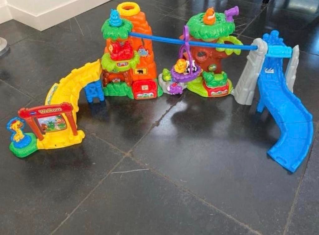 Vtech Zoef Zoef Avonturen Jungle Compleet + Extra, Kinderen en Baby's, Speelgoed | Vtech, Ophalen of Verzenden, Zo goed als nieuw