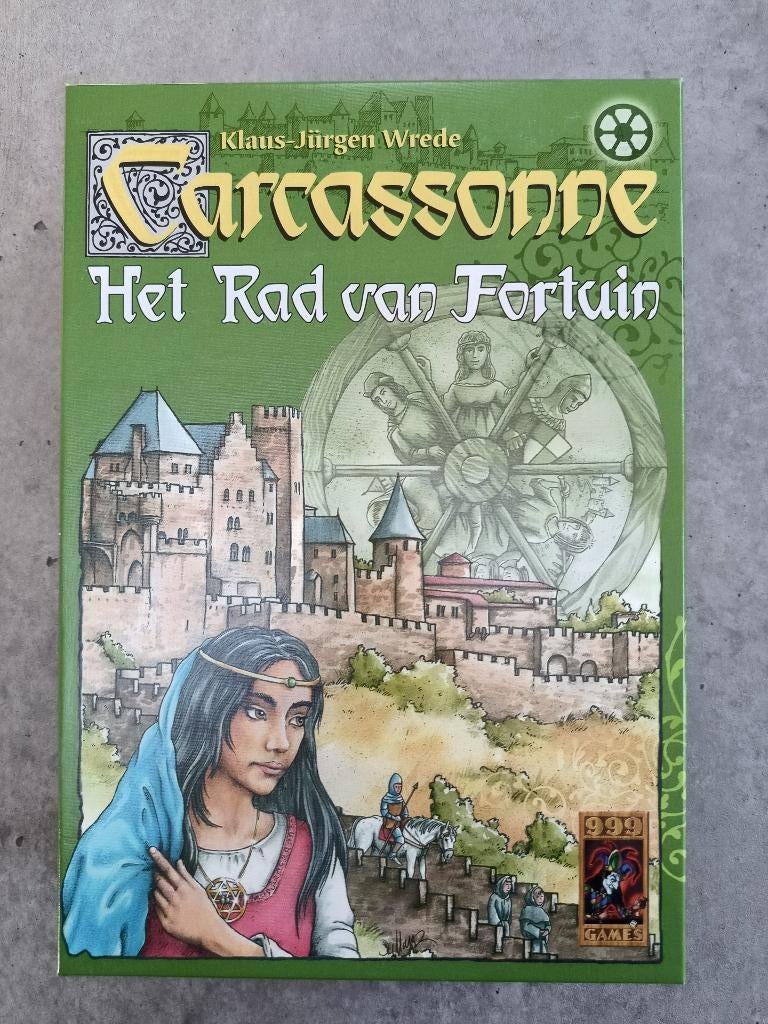Carcassonne Het Rad van Fortuin 999 Games, Hobby en Vrije tijd, Vijf spelers of meer, Ophalen of Verzenden, Gebruikt, 999 Games