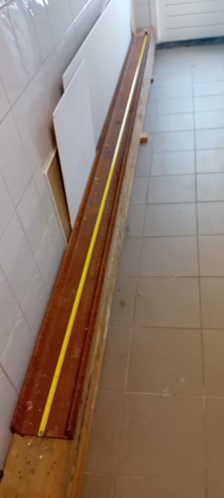 Stalen U-balk 4 meter lang, Doe-het-zelf en Verbouw, Metalen, Ophalen, Gebruikt, IJzer