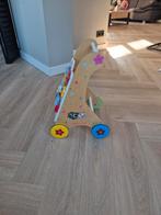 Houten Loopkar Woezel en Pip met Activiteitenbord, Ophalen