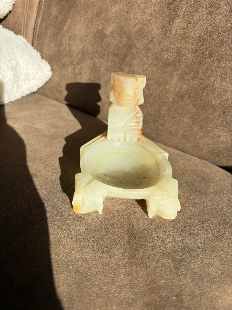 Asbak van onyx, Ophalen of Verzenden, Zo goed als nieuw