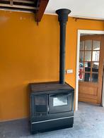 Houtkachel met oven en pijp, Ophalen, Gebruikt, Houtkachel, Vrijstaand
