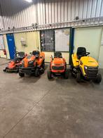 Partij zitmaaiers stiga/husqvarna zitmaaiers/frontmaaier., Ophalen, Gebruikt, Opvangzak, 90 tot 120 cm