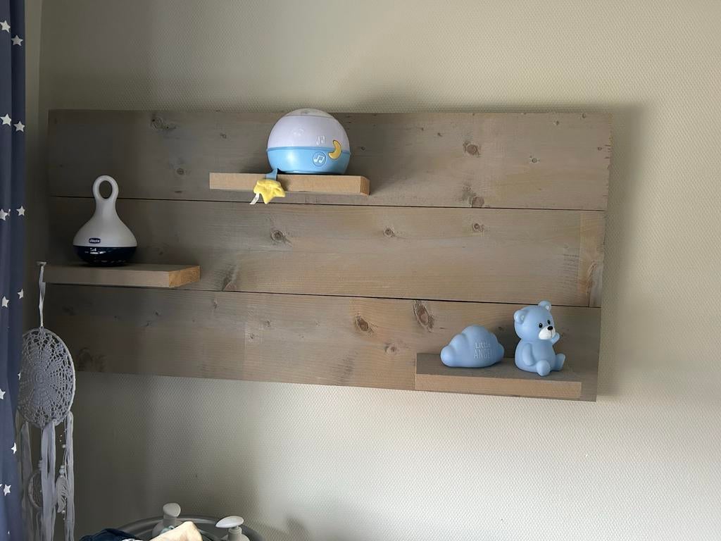 Wandplank steigerhout 124x60 cm, Ophalen, Gebruikt