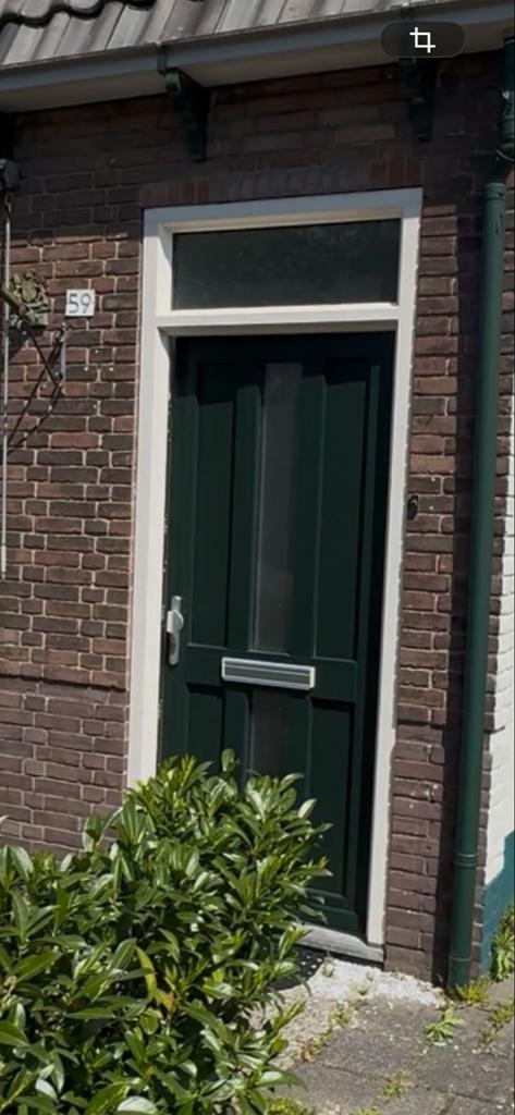 Kunststof kozijn +deur en bovenlicht, Ophalen, Kunststof, Gebruikt, 80 tot 100 cm