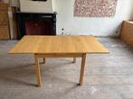 Uitschuifbare eettafel / extendable dining table, Ophalen, Gebruikt, Eikenhout, 50 tot 100 cm
