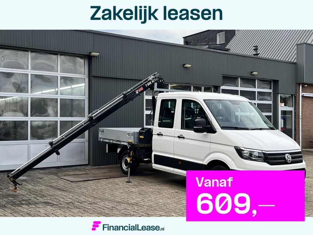 Volkswagen Crafter 35 2.0 TDI DC Hiab Laadkraan 023-3 Trekha, Voorwielaandrijving, Start-stop-systeem, Gebruikt, 4 cilinders