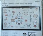 Borduurpakket,Borduren,Lanarte 33202 merklap 1974,kruissteek, Verzenden, Zo goed als nieuw, Borduurpakket