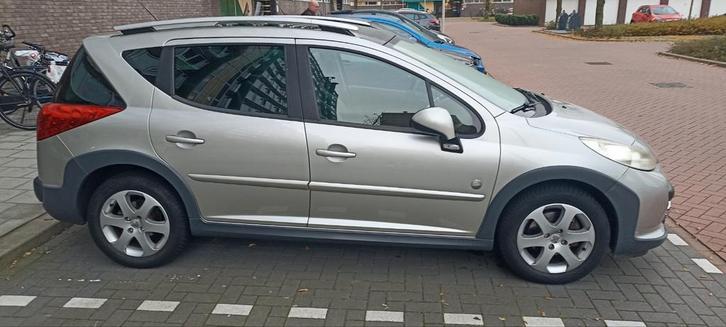Peugeot 207 1.6 16V SW Outdoor 2008 Grijs. Panorama, Auto's, Peugeot, Benzine, C, Stationwagon, Handgeschakeld, Origineel Nederlands